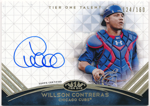 トレカショップ Rookie Star Wilson Contreras MLB 2018 Topps Tier One Talent ...