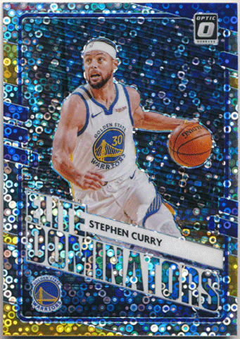 Stephen Curry NBA 2020-21 Panini Donruss Optic Fast Break Elite Dominators  Silver Prizm