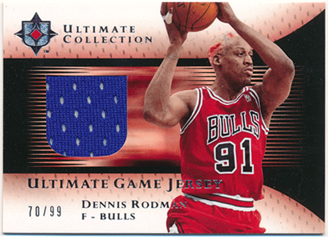 好評最安値Dennis Rodman 2005-06 Upper Deck Sweet Shot Three Point Shots Jersey On Card Auto Bulls HOF ロッドマン サインカード ブルズ NBA その他