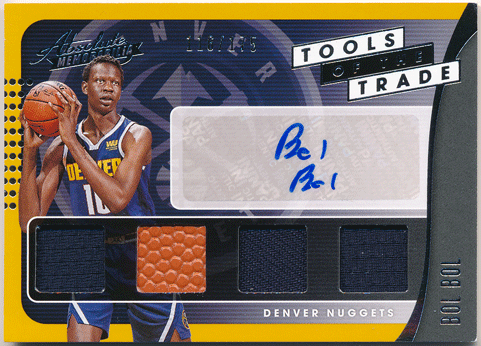 トレカショップ Rookie Star Bol Bol NBA 2019-20 Panini Absolute